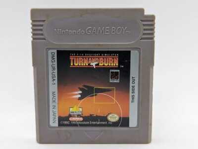 Turn and Burn (Nintendo Game Boy, 1992) Authentic Cleaned Tested & Working