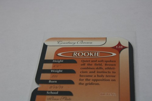 2000 Donruss elite Courtney Brown rookie #128 65/2000 - Picture 5 of 6
