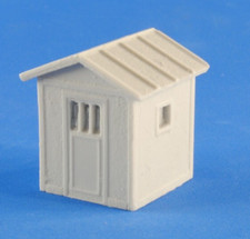 NINIVE 113H Casotto En Résine Non Peint Pour Accessoires Train H0 1:87