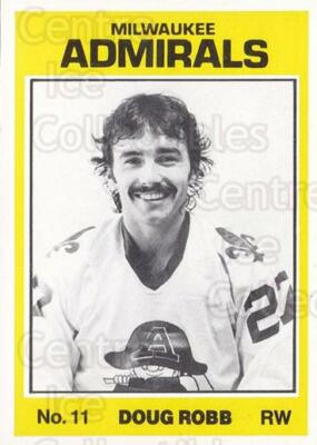 1981-82 Milwaukee Admirals #12 Doug Robb