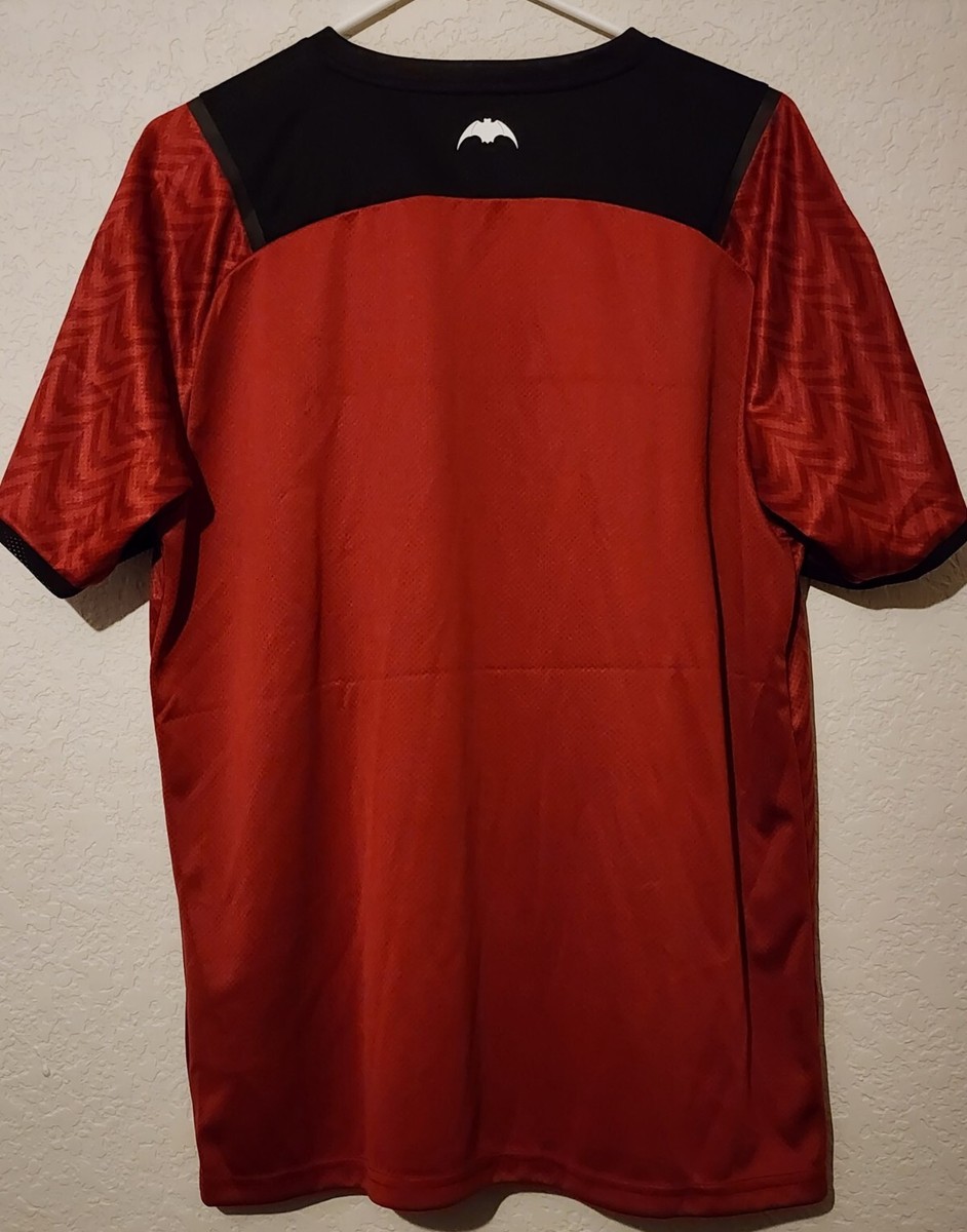 Puma MLS Valencia CF VCF 2021-22 Red Away Soccer Jersey Men's Size