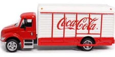 Coca-Cola Beverage Truck Red and White 1:87 HO Scale Model by Motorcity Classics