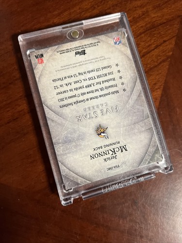 2014 TOPPS FIVE STAR JERICK McKINNON ROOKIE ON CARD AUTO CARD# FSA-JMC. - Picture 10 of 10