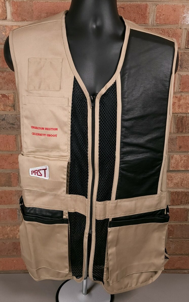 NRA Charlton Heston Celebrity Shoot Vest Left Hand Me… Gem
