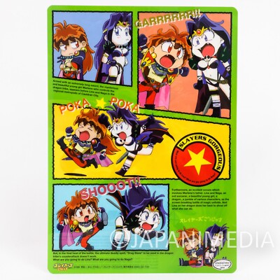 Slayers Lina Inverse & Naga the Serpent Plastic Pencil Board Pad