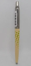 Parker Vintage Ivory with dots and squares Ball Pen-France-new old stock