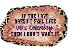 Sublimation Print 90'S Country Leopard Ready to Press Heat Transfer