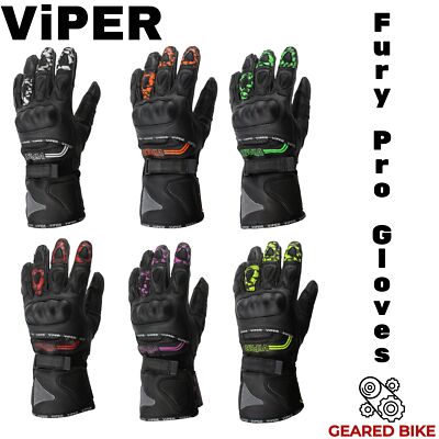 Motorcycle Gloves Motorbike Leather Touch Screen Waterproof  Knuckle Protection