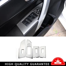 Window Lift Panel Switch Cover Trim For Toyota Corolla 2014-2018 Silver Titanium