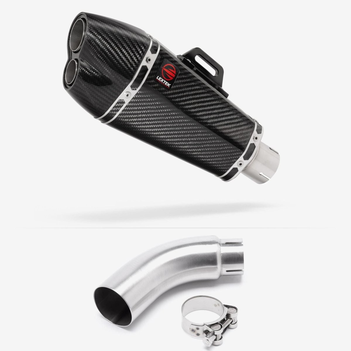 Lextek Slip-on Stainless Steel 210mm Exhaust for Yamaha MT-03 16-22