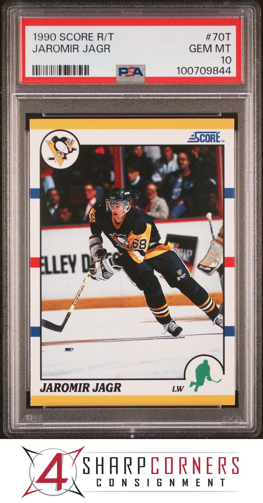 1990 SCORE ROOKIE TRADED #70T JAROMIR JAGR RC PSA 10