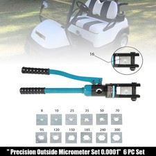 16 Ton Hydraulic Cable Lug Crimper Tool Kit Includes 13 Pairs Of Die Sets