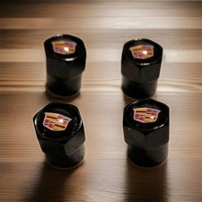 Universal Wheel Tire Air Valve Stem Cap Covers Hex Compatible For Cadillac 