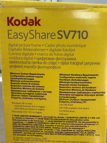 Kodak EasyShare Sv-710 7-Inch Digital Picture Frame - Picture 20 of 24