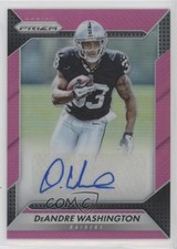 2016 Panini Prizm Rookie Auto Pink Prizm DeAndre Washington #RA-DWS Auto w5v
