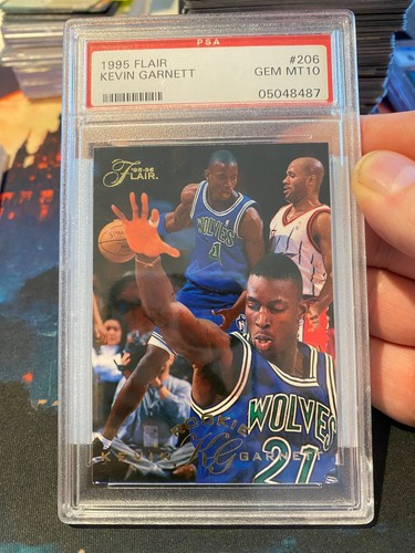 Kevin Garnett #206 1995 Flair card