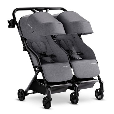 Mompush Lithe Double Stroller for Infant and Toddler Lightweight Side by Side