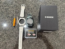Casio GA-2100-7JAF Camouflage Pattern Watch Used with Protective Film