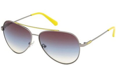 Mens Guess Sunglasses Brown Gradient/Yellow Shades GU6972 Orignial NEW
