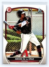 2023 Bowman Abdias De La Cruz Prospects #BP-34 Arizona Diamondbacks