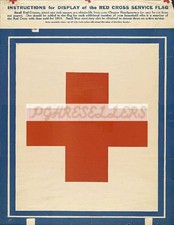 Vintage American Red Cross World War Poster Photographic Print 8.5x11"