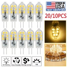 20/10 pcs G4 Bi-pin 12 LED Lamp Light Bulb DC 12V 20W 2835 SMD 6000K White/Warm.