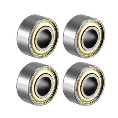 Deep Groove Ball Bearing 684ZZ Double Shield 4x9x4mm Carbon Steel, 4pcs