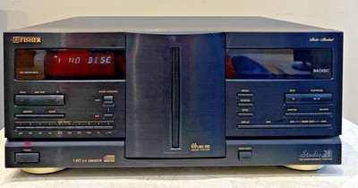 Fisher Studio 24 CD Player and Management System for 24 CDs Functional DAC-2403