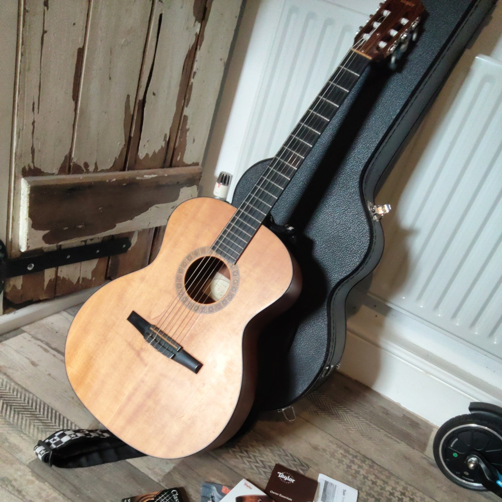 Taylor Nylon String, thin neck, expression electronics Model NS24e Guitar