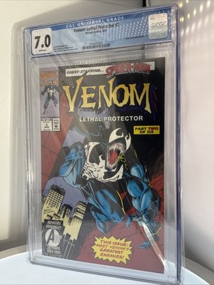 VENOM LETHAL PROTECTOR #2  Marvel Comic CGC 7.0 Spider-Man Appear