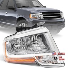 Halogen Headlight Assembly Compatible with Ford Expedition 2015 2016 2017 Right