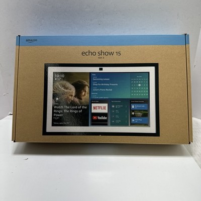 Amazon Echo Show 15 Full HD 15.6 Inches Smart Kitchen Tv Alexa - 2nd CP38RE