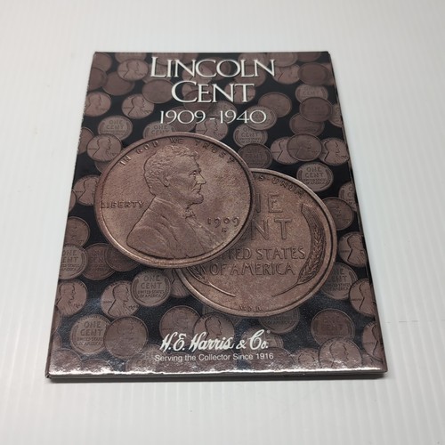 H. E. Harris Münzordner für 1909-1974 Lincoln Cents - 34 Münzen enthalten