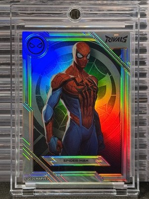 Spider-Man 2026 Marvel Rivals #1 Silver Refractor Eternal Glory CardFun Parallel