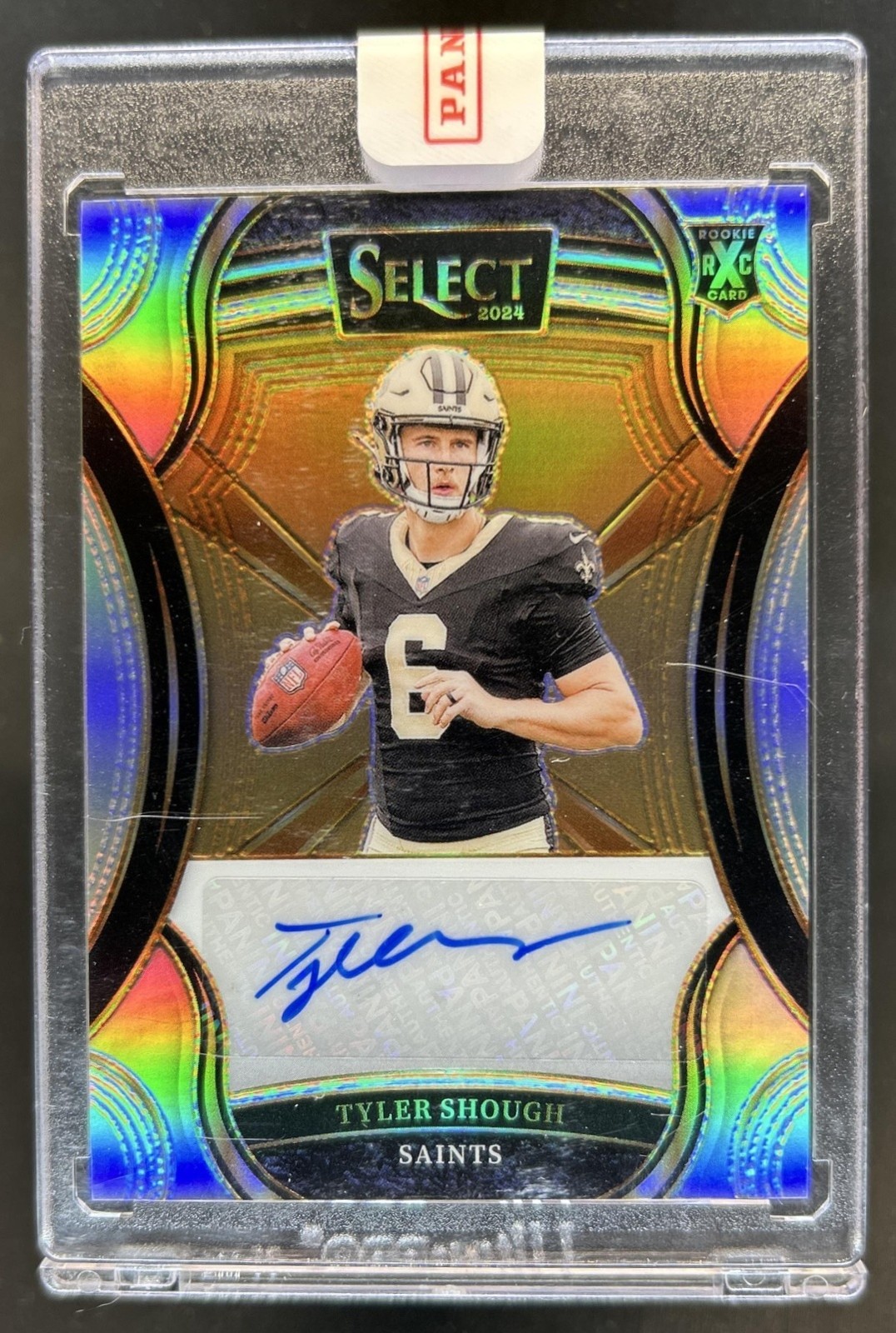 2024 Panini Select Tyler Shough 2025 XRC Auto Rookie #/99 Saints