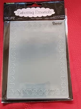 DARICE EMBOSSING FOLDER -4.25" X 5.75" -SUITES BORDER 1218-112 - CARDS