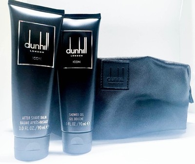 Alfred Dunhill Icon For Men Cologne 2 Pcs Travel Set - Shower Gel & Aftershave