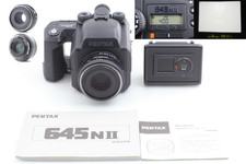  Top MINT Pentax 645 N II NII Camera Body FA 75mm f2.8 Lens 120 Film From JAPAN