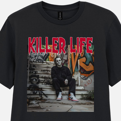 Horrorfilm T-Shirt Killer Leben Grafik Michael Myers Herren Halloween Tee S-2XL