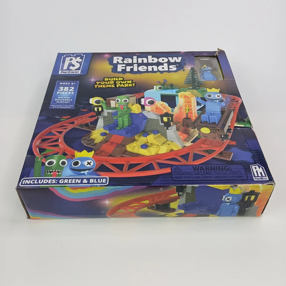 Rainbow Friends Buildable Theme Park Set 382pcs PhatMojo Figures Construction - Image 3 of 4