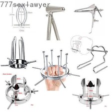 Huge Plug Extreme Spreader Dilator Vaginal Speculum Chastity Device Adjustable