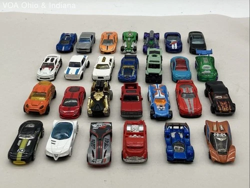 Lot Of Vtg Hot Wheels Police NASCAR Racers Firetruck Lamborghini Aventador MORE