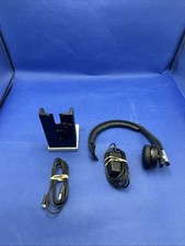 Logitech H820e Wireless Single Ear Mono Headset w Dock Base and Charger