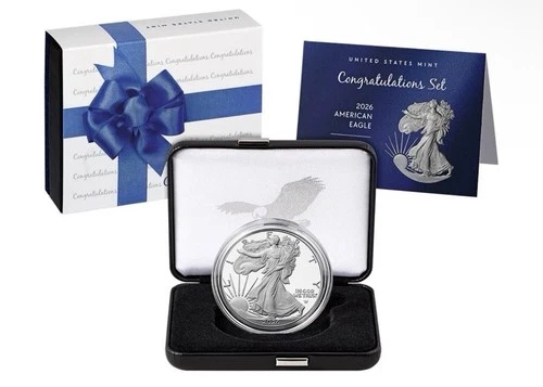2026 P Congratulations Set American Eagle 1oz Silver Proof Coin | Confirmed