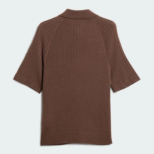 Adidas x Blondey Ferrero Button Up Cardigan 'Brown / Black' - Size Medium (M) - Picture 2 of 4
