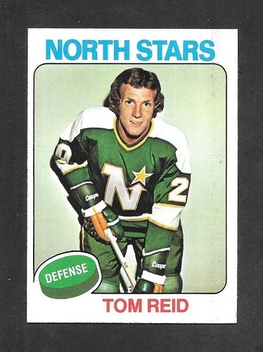 1975-76 TOPPS HOCKEY , # 277 , TOM REID , MINNESOTA NORTH STARS