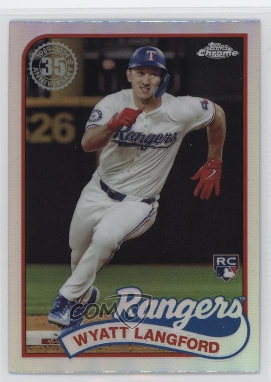 2024 Topps Chrome Update 1989 Topps Baseball Wyatt Langford #89CU-2 1n6g