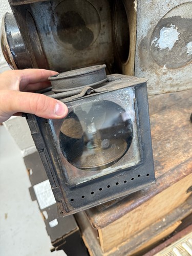 OLD LMS 2 ASPECT CROSSING LAMP WITH INTERIOR - Picture 8 of 14
