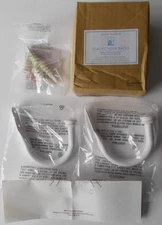 2 Pottery Barn Kids Classic Hold Backs Simply White Drapery Curtain Holdbacks