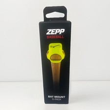 ZEPP Baseball Bat Mount 5-Pack Neon Yellow NEW